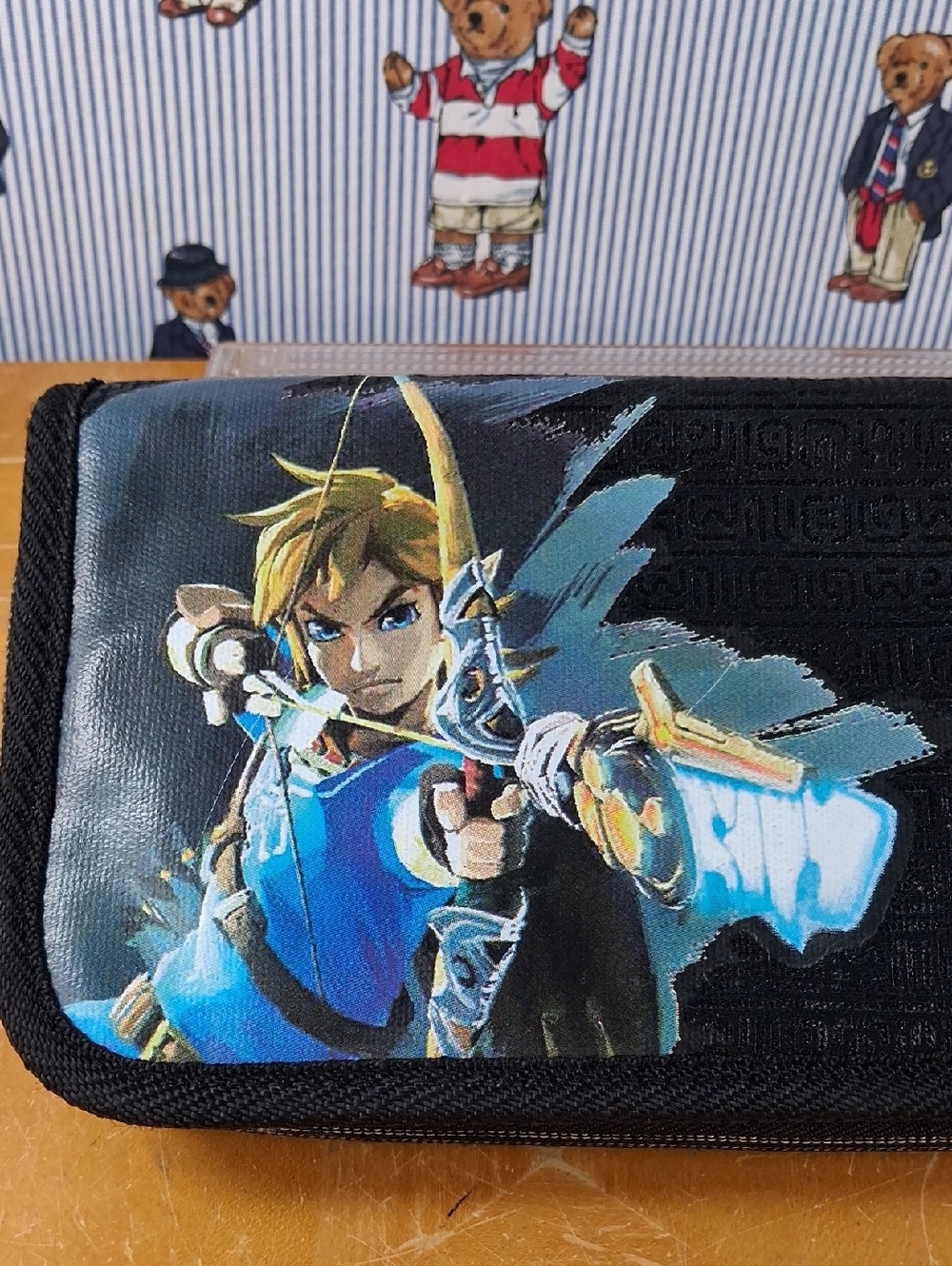 Nintendo Switch Zelda Breath Of The Wild Mesh Inside Pocket Soft Shell Game Case - Picture 2 of 7